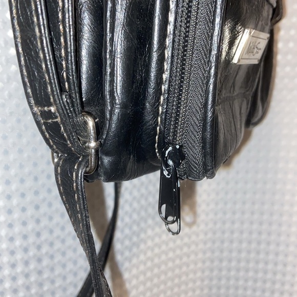 Women’s Multisac black Y2K asymmetrical crossbody/shoulder ‎ bag - Picture 14 of 16